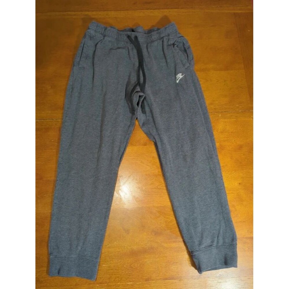 Nike gray 100% cotton joggers Large mens